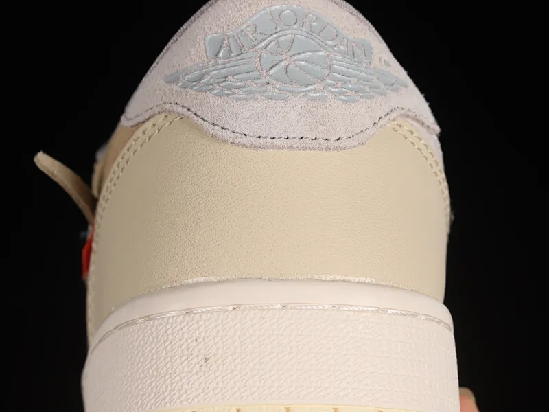 All categories Air Jordan Jordan series basketball shoes Air Jordan 1 Low Off White x Air Jordan 1 Low "Custom" AJ1 Joe 1 beige joint cultural low-top casual sneakers CZ0790-102